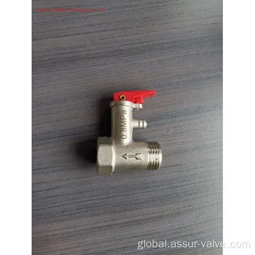 Brass Pressure Relief Valve Brass Pressure Reducing Heater Safety air-vent Valves Manufactory